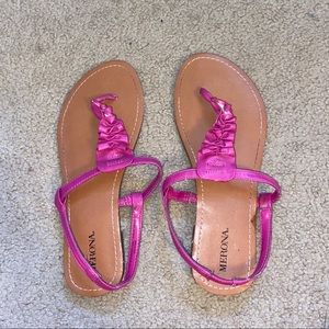 Fushia Strap Sandal/Flipflop